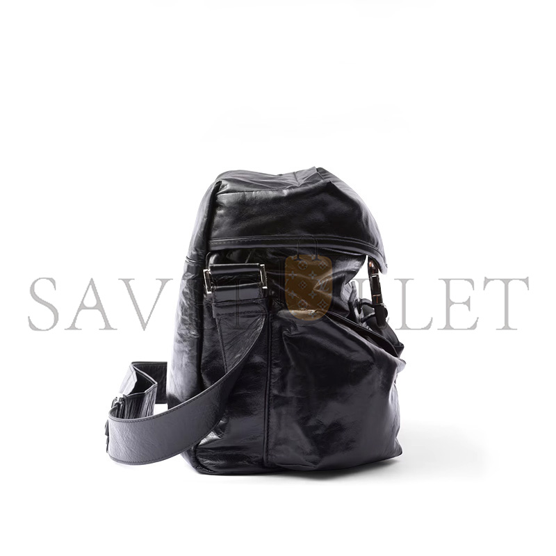 PRADA LEATHER SHOULDER BAG 2VD062 (29*23*15cm)